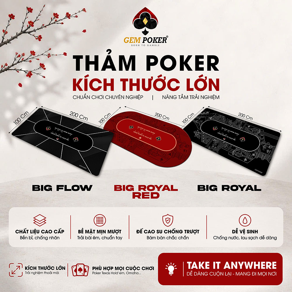 THẢM GEM POKER BIG SIZE